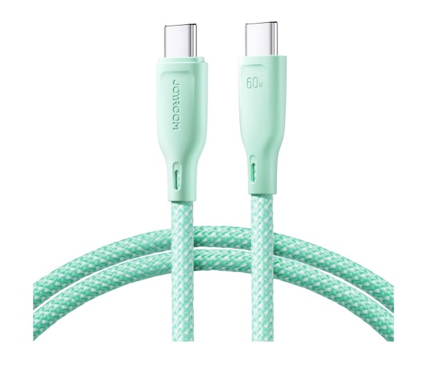 JoyRoom Multi-Color Series S-A34 USB-C / USB-C PD 60W 1m - zielony - 1354829 - zdjęcie